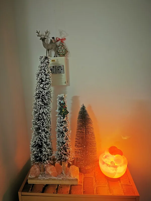 Dekoratív sókristályos lámpa
